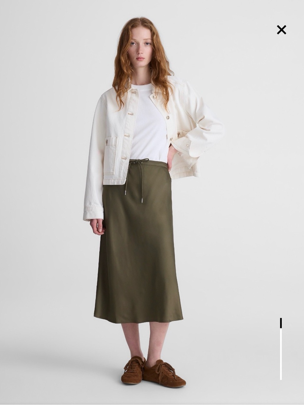 Madewell Midi Skirt NWT